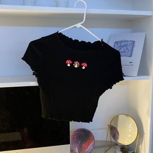 ✨TARGET SHIRT WITH MUSHROOM✨ size small no tags